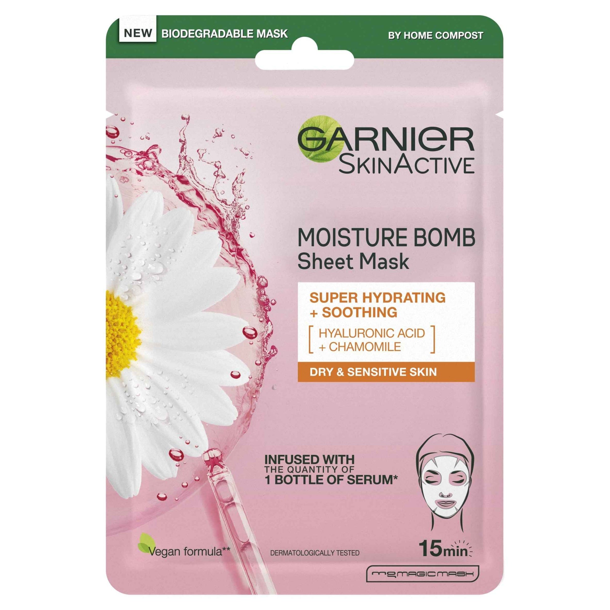 GARNIER Moisture Bomb Hydrating Face Mask Chamomile