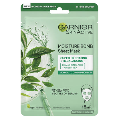 Garnier Moisture Bomb Hydrating Face Mask Green Tea — image 1