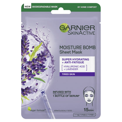 Garnier Moisture Bomb Hydrating Face Mask Lavender — image 1
