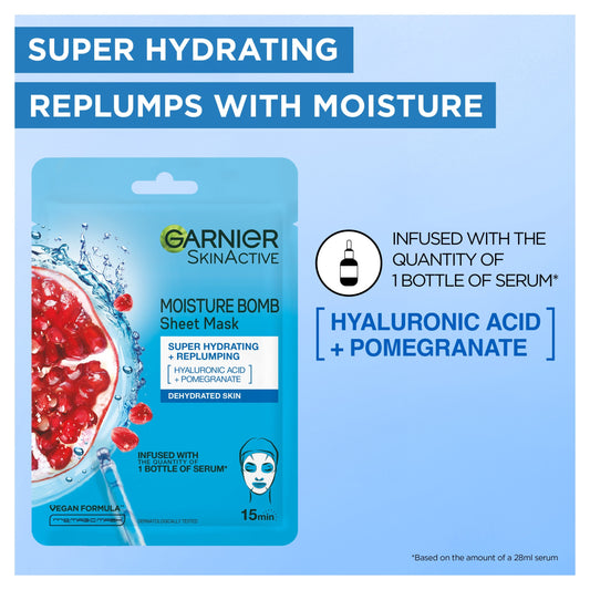 Garnier Moisture Bomb Hydrating Face Mask Pomegranate — image 2