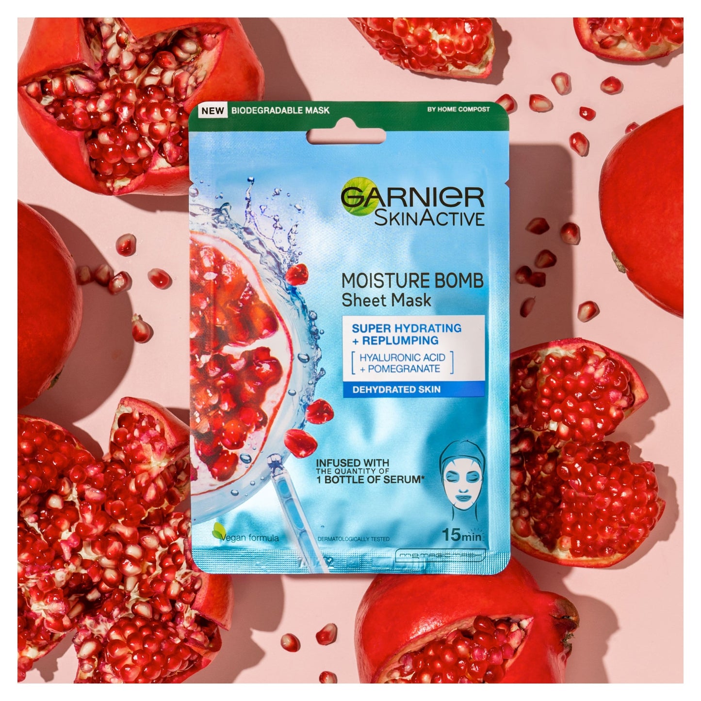 Garnier Moisture Bomb Hydrating Face Mask Pomegranate — image 3