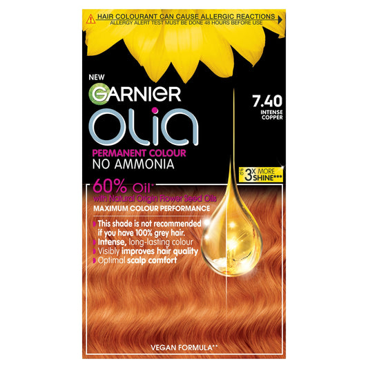 Garnier Olia 7.40 Intense Copper Permanent Hair Dye — image 1