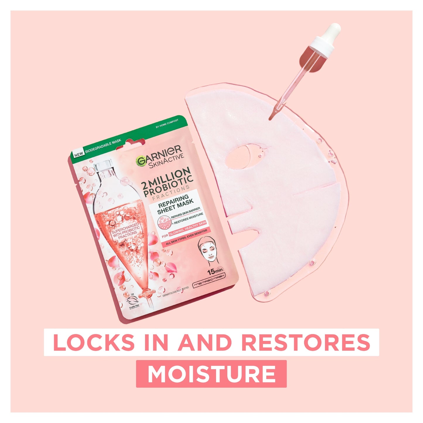 Garnier Skin Active 2 Million Probiotic Face Mask 22G — image 3