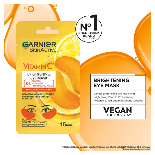 Garnier SkinActive Brightening Eye Mask with Vitamin C 5g — image 2