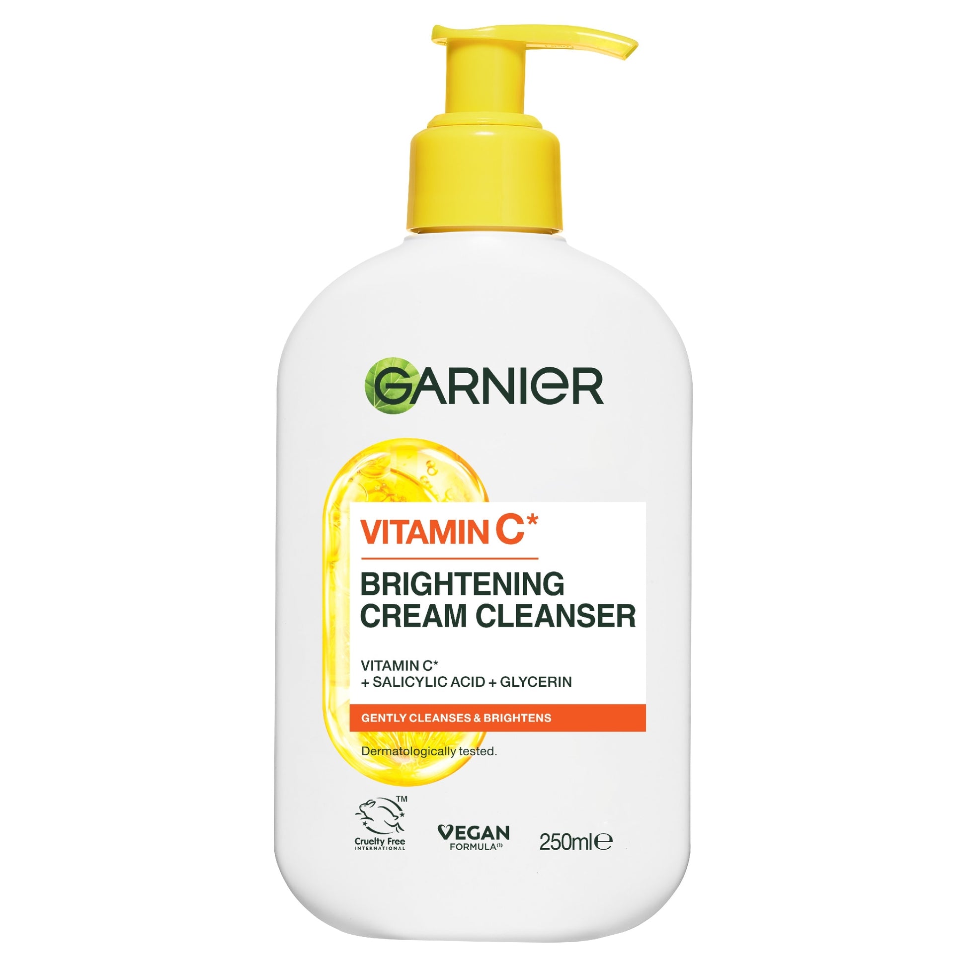 Garnier Skinactive Brightening Vitamin C Cream Cleanser 250ml — image 1