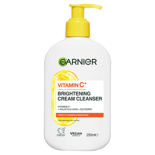 Garnier Skinactive Brightening Vitamin C Cream Cleanser 250ml — image 1