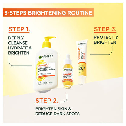 Garnier Skinactive Brightening Vitamin C Cream Cleanser 250ml — image 5