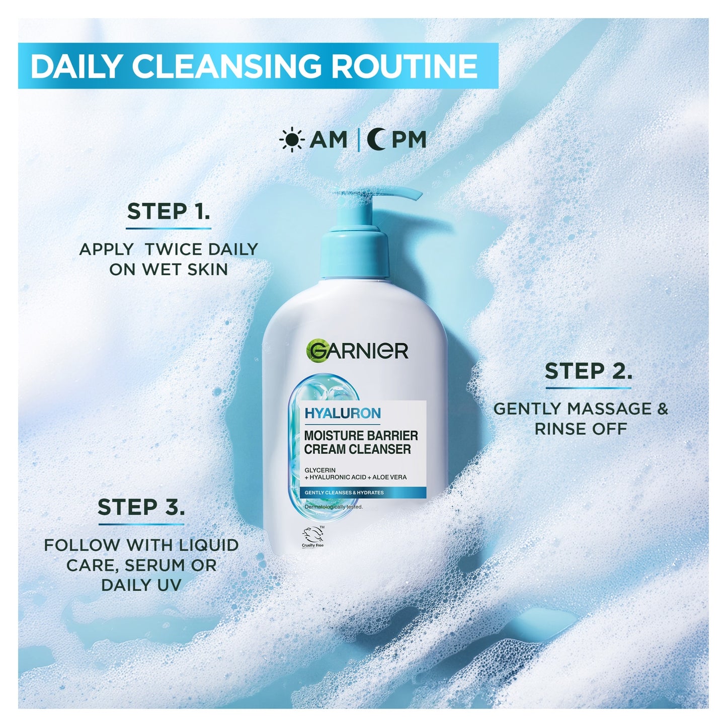Garnier Skinactive Soothing Aloe Cream Cleanser 250ml — image 5