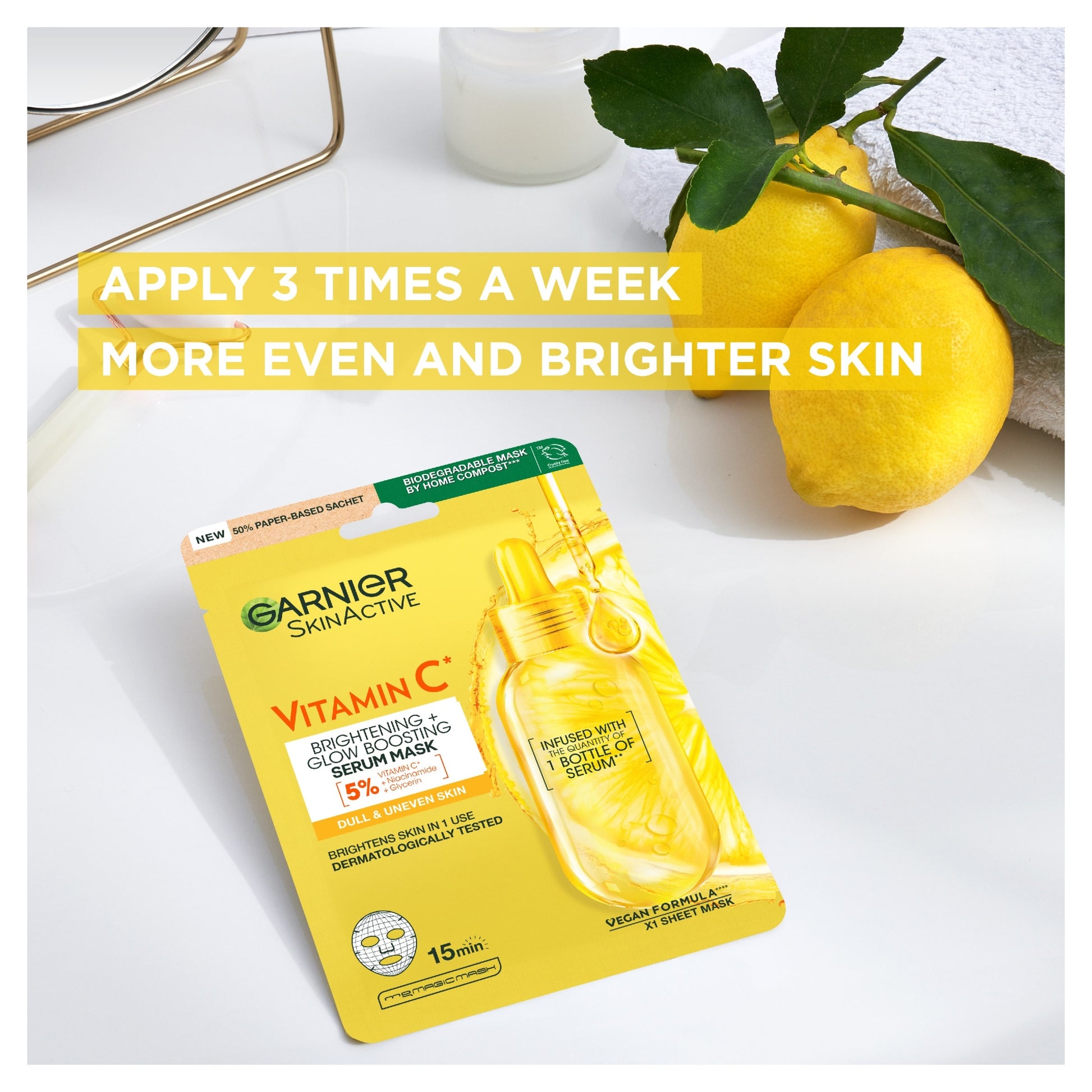 Garnier SkinActive Vitamin C Sheet Mask 28g — image 4