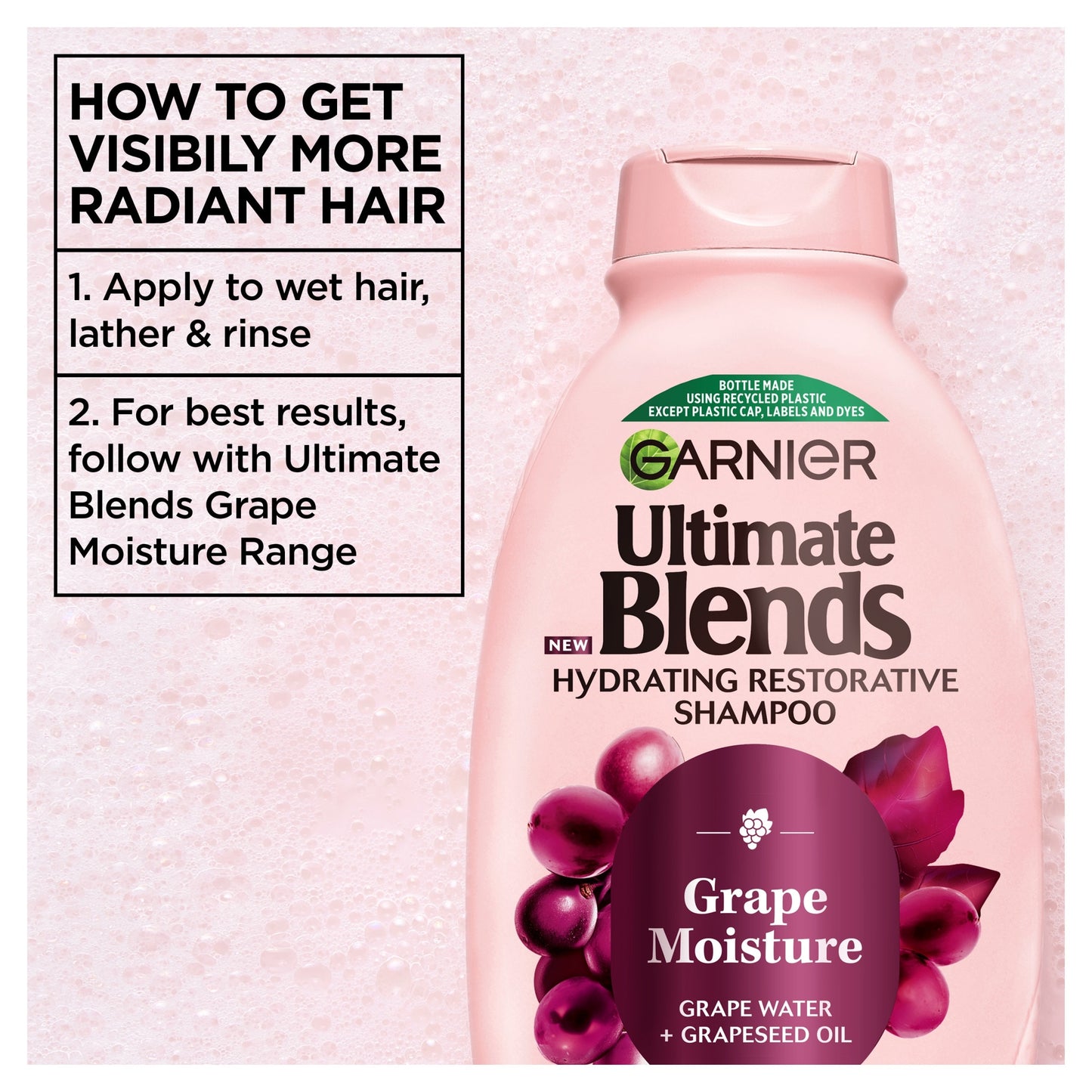 Garnier Ultimate Blends Grape Moisture Shampoo 300ml — image 4