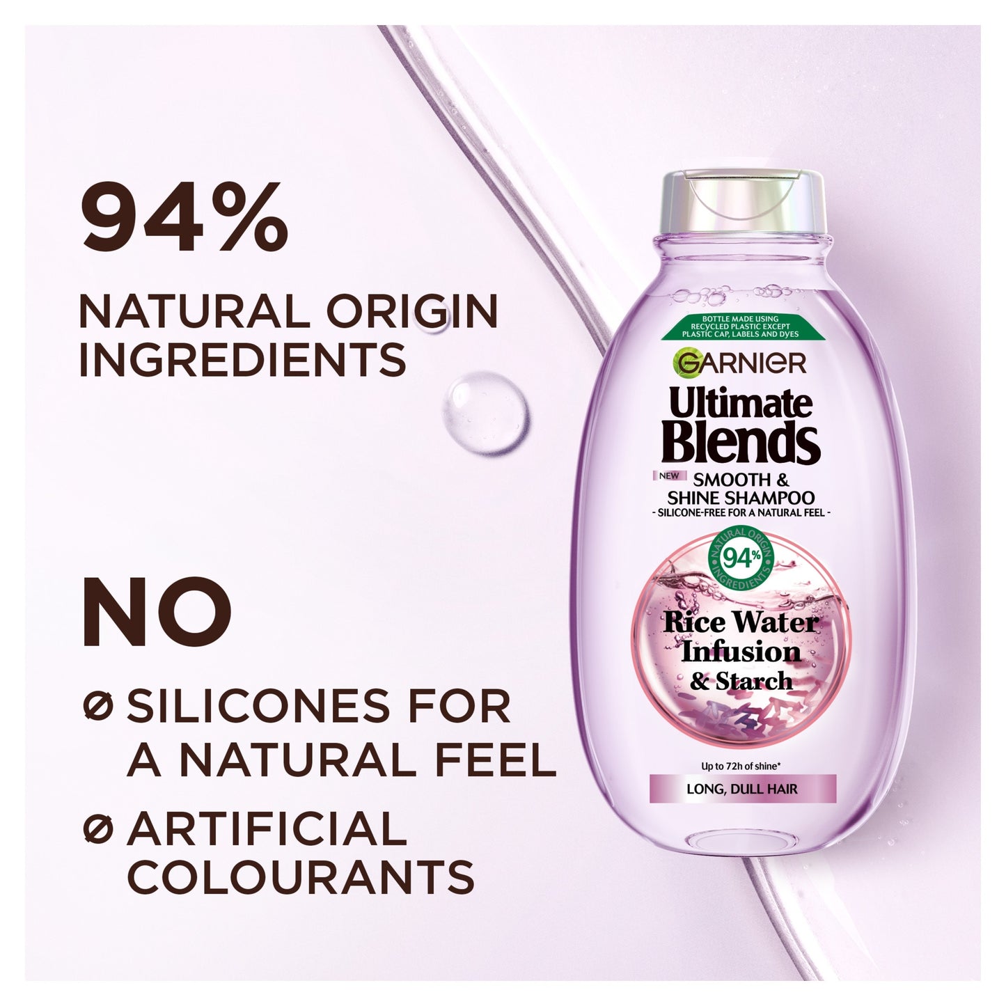 Garnier Ultimate Blends Rice Water Shampoo 300ml — image 2