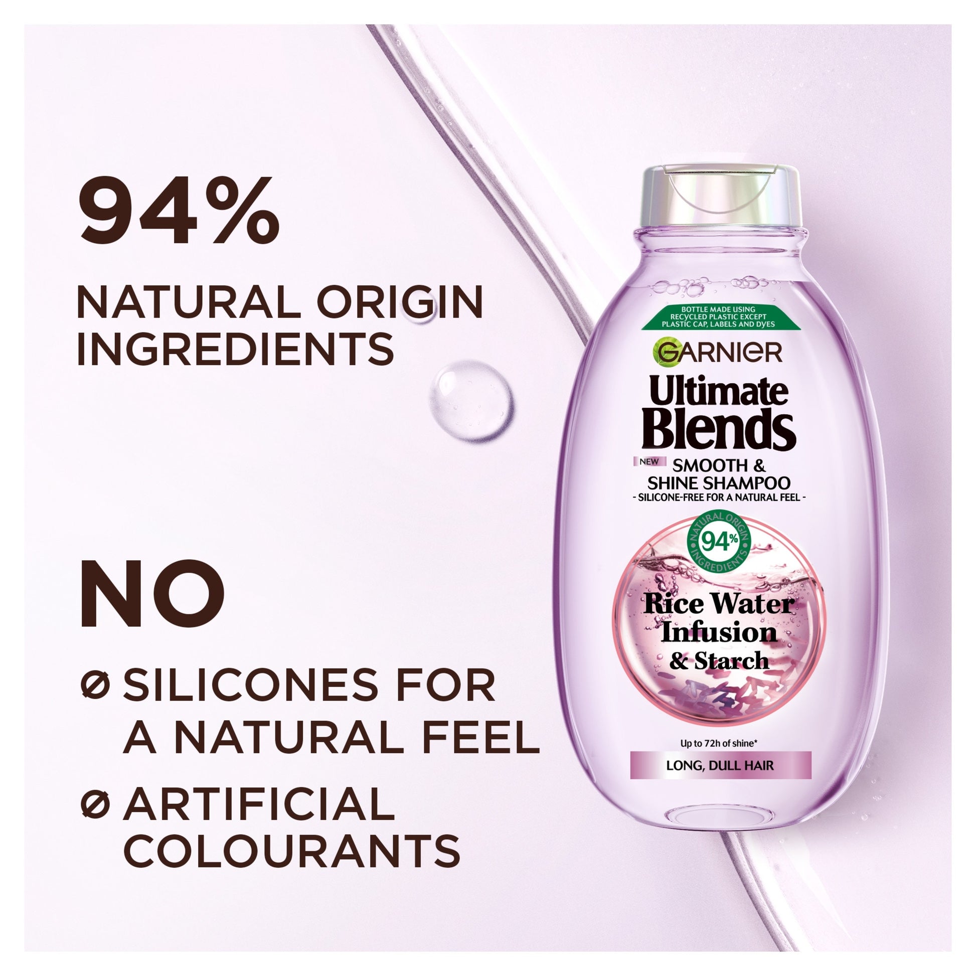 Garnier Ultimate Blends Rice Water Shampoo 300ml — image 2