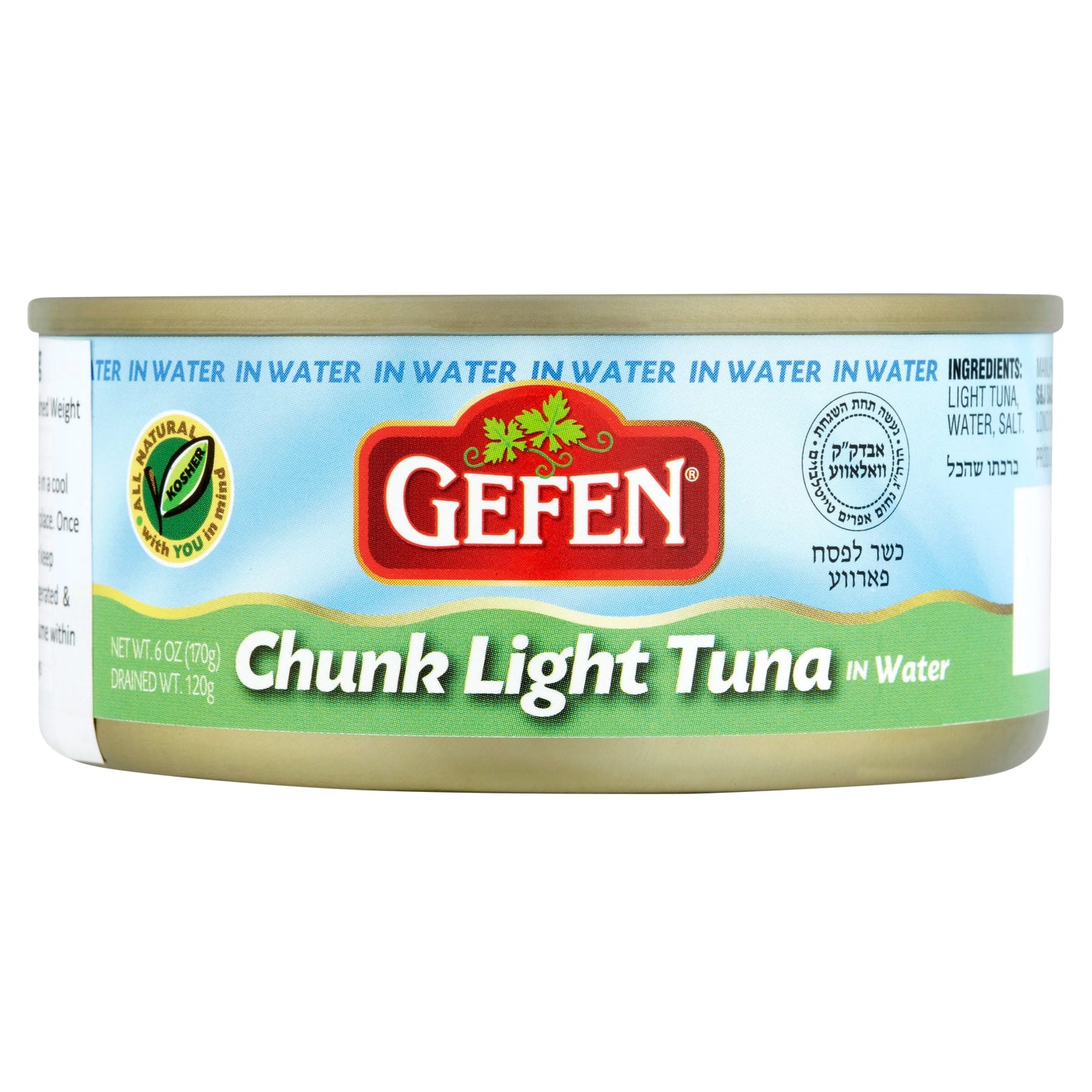 Gefen Chunk Light Tuna In Water 170G — image 1