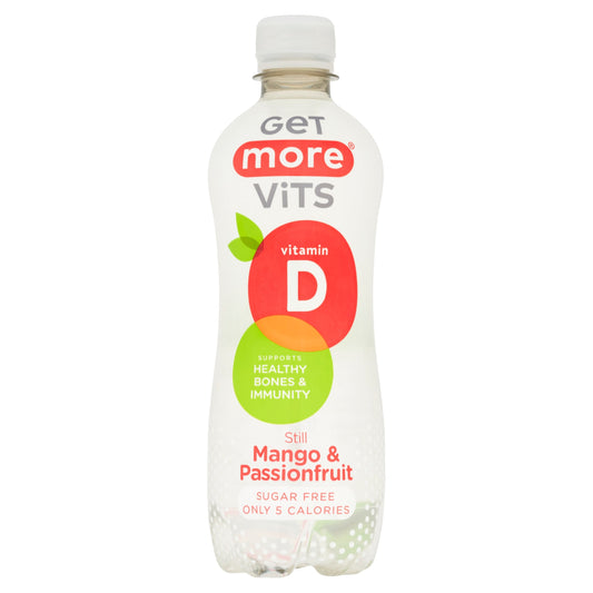 Get More Vitamin D Still Water Mango & Passionfruit Drink 500ml — image 1