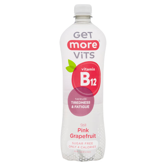 Get More Vitamins B12 Still Water Pink Grapefruit Drink 1 Litre — image 1