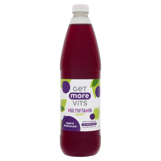 Get More Vitamins Multivitamin Squash Apple & Blackcurrant 1L — image 1