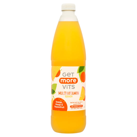 Get More Vitamins Multivitamin Squash Orange & Mango 1L — image 1