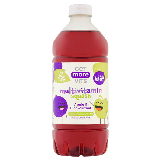 Get More Vits Kids Multivitamin Squash Apple & Blackcurrant 750ml — image 1