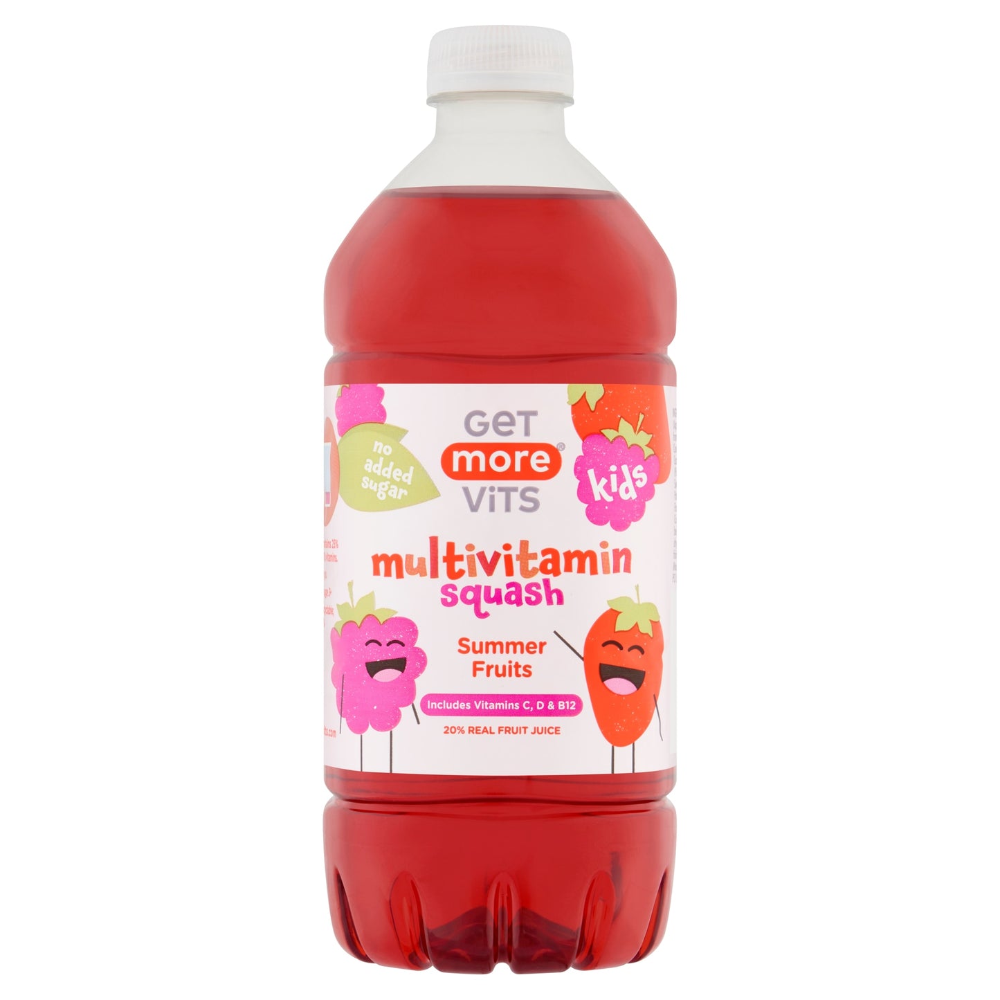 Get More Vits Kids Multivitamin Squash Summer Fruits 750ml — image 1