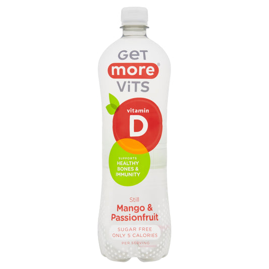 Get More Vits Vitamin D Still Mango & Passionfruit Drink 1 Litre — image 1