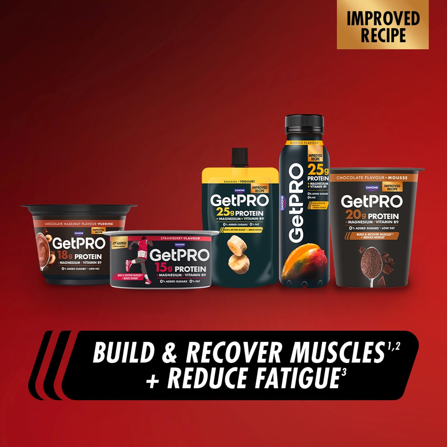GetPro 25g Strawberry High Protein Yoghurt Drink 300g — image 4