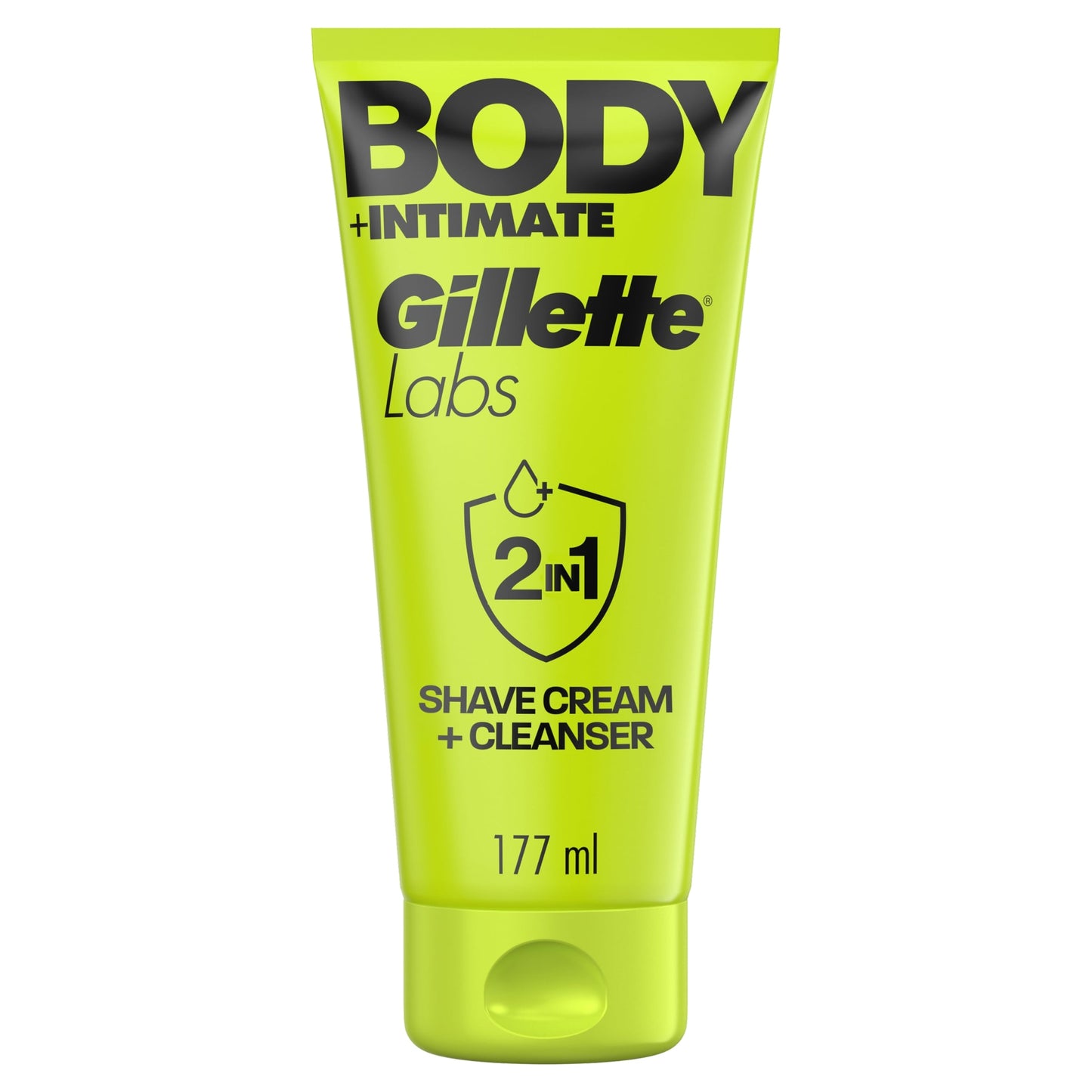 Gillette Labs Body + Intimate 2-in-1 Body Shave Cream and Cleanser 177ml — image 1