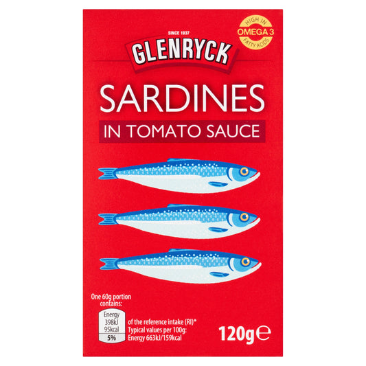 GLENRYCK SARDINES IN TOMATO SAUCE 120G — image 1