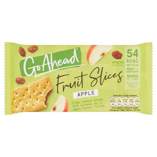 Go Ahead Apple Crispy Fruit Slices Snack Bars Multipack 4 x 43.6g — image 1