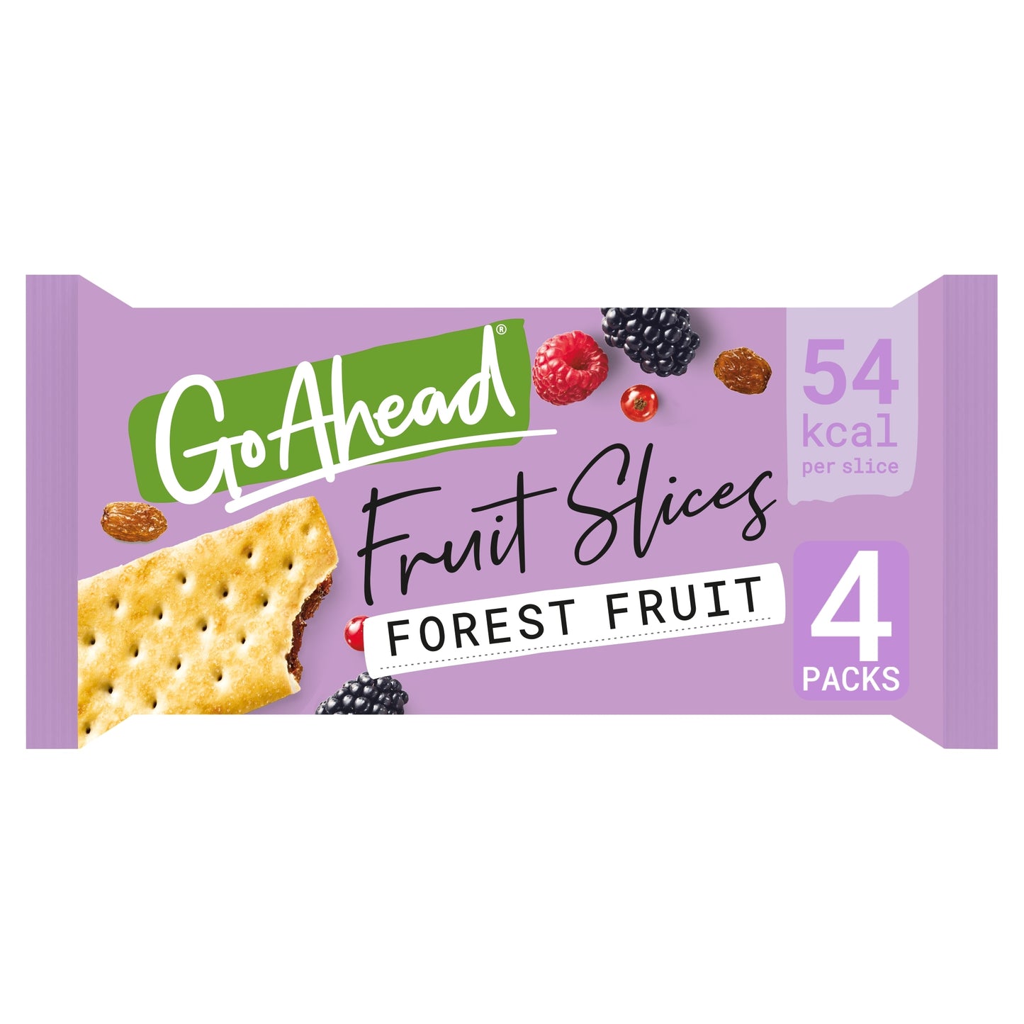 Go Ahead Forest Fruit Crispy Fruit Slices Snack Bars Multipack 4 x 43.6g — image 1