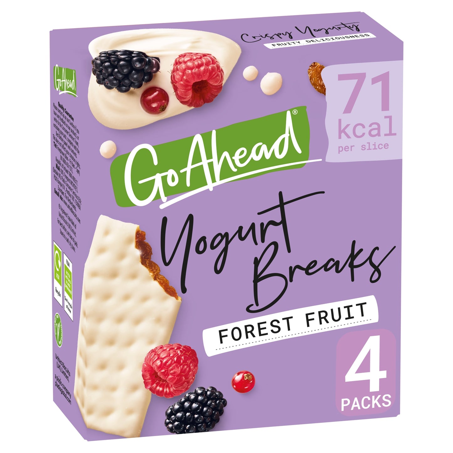 Go Ahead Yogurt Breaks - Forest Fruit 4 x 35.5g — image 1
