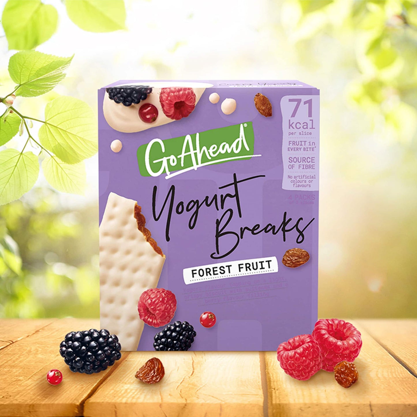 Go Ahead Yogurt Breaks - Forest Fruit 4 x 35.5g — image 3