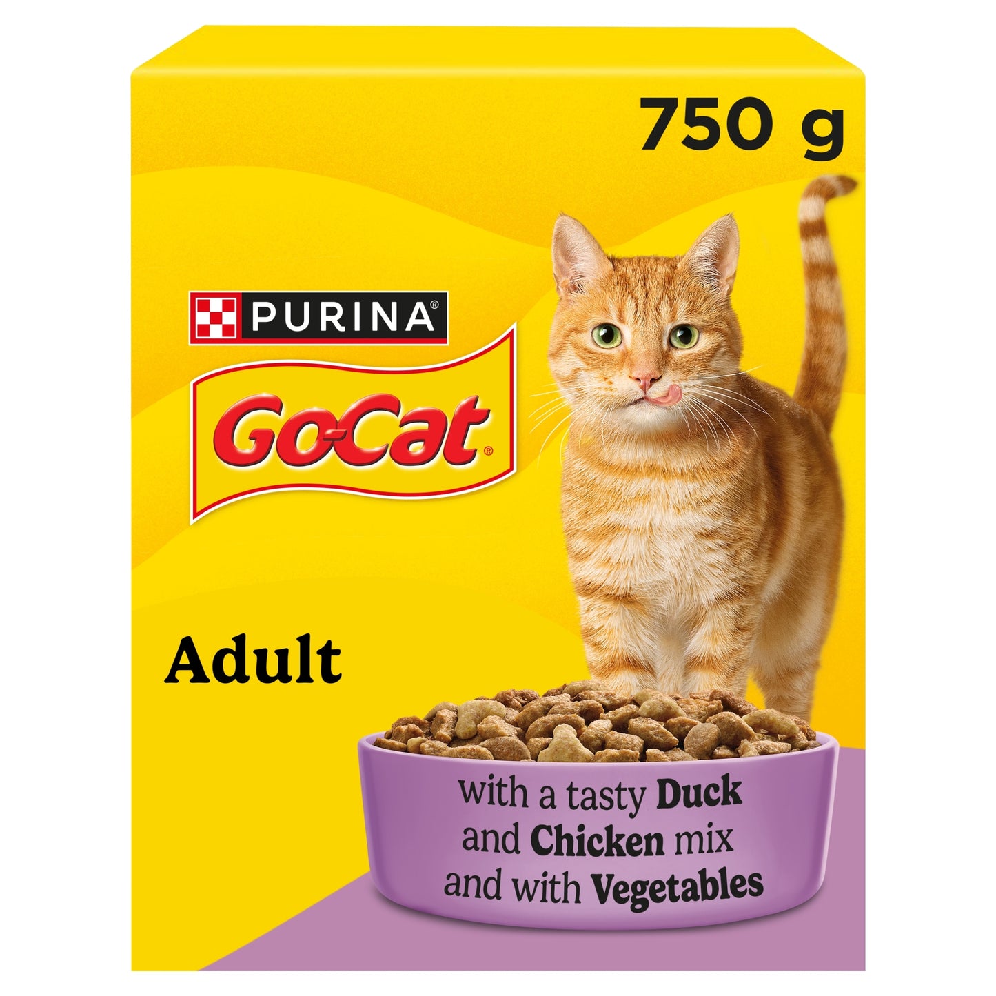 Go-Cat Adult Dry Cat Food Chicken And Duck 750G — image 1
