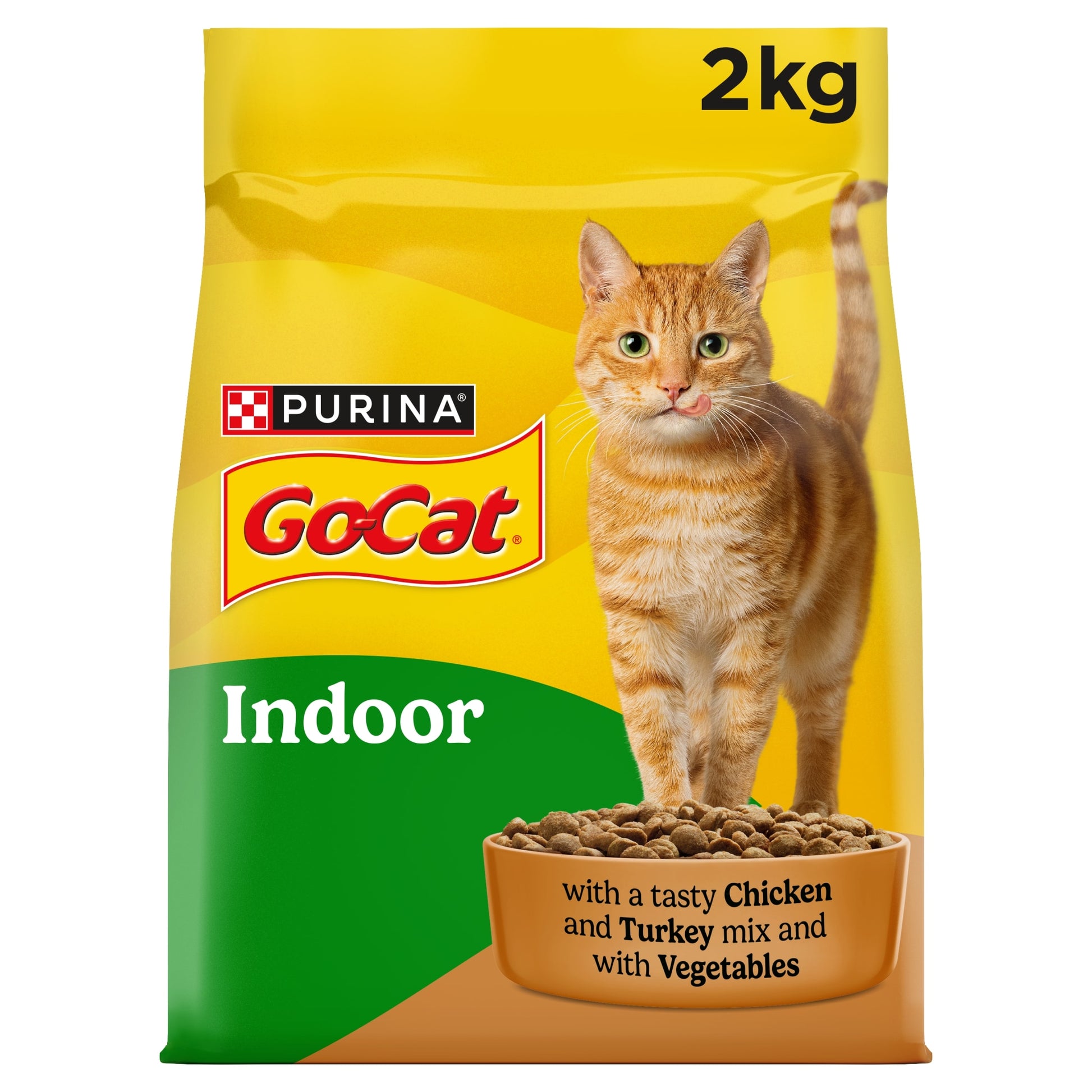 GO-CAT Indoor Chicken Dry Cat Food 2kg — image 1