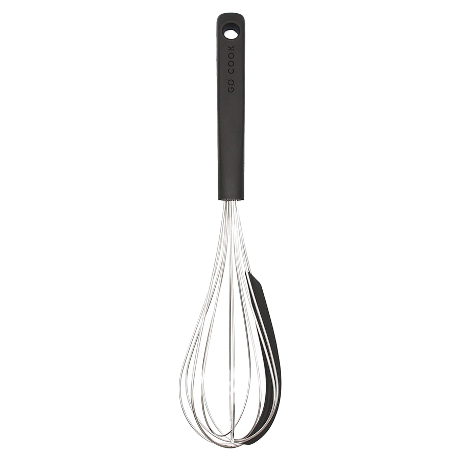 Go Cook Black Stainless Steel Whisk — image 1