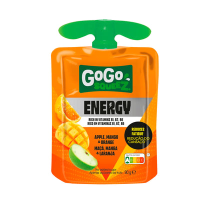 GoGo squeeZ Energy Apple, Mango & Orange No Added Sugar 4 x 90g — image 3