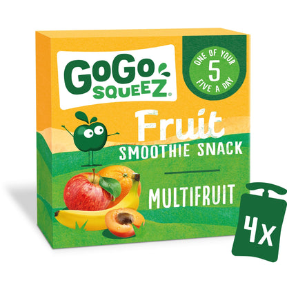 GoGo Squeez Fruit Smoothie Snack - Multifruit 4x90g — image 1