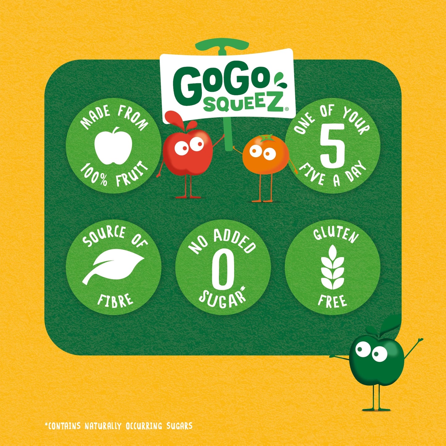 GoGo Squeez Fruit Smoothie Snack - Multifruit 4x90g — image 3