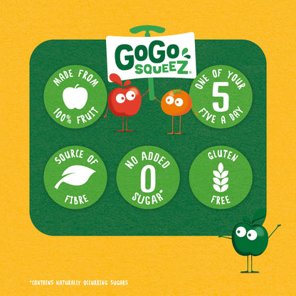 GoGo Squeez Fruit Smoothie Snack - Multifruit 4x90g — image 3
