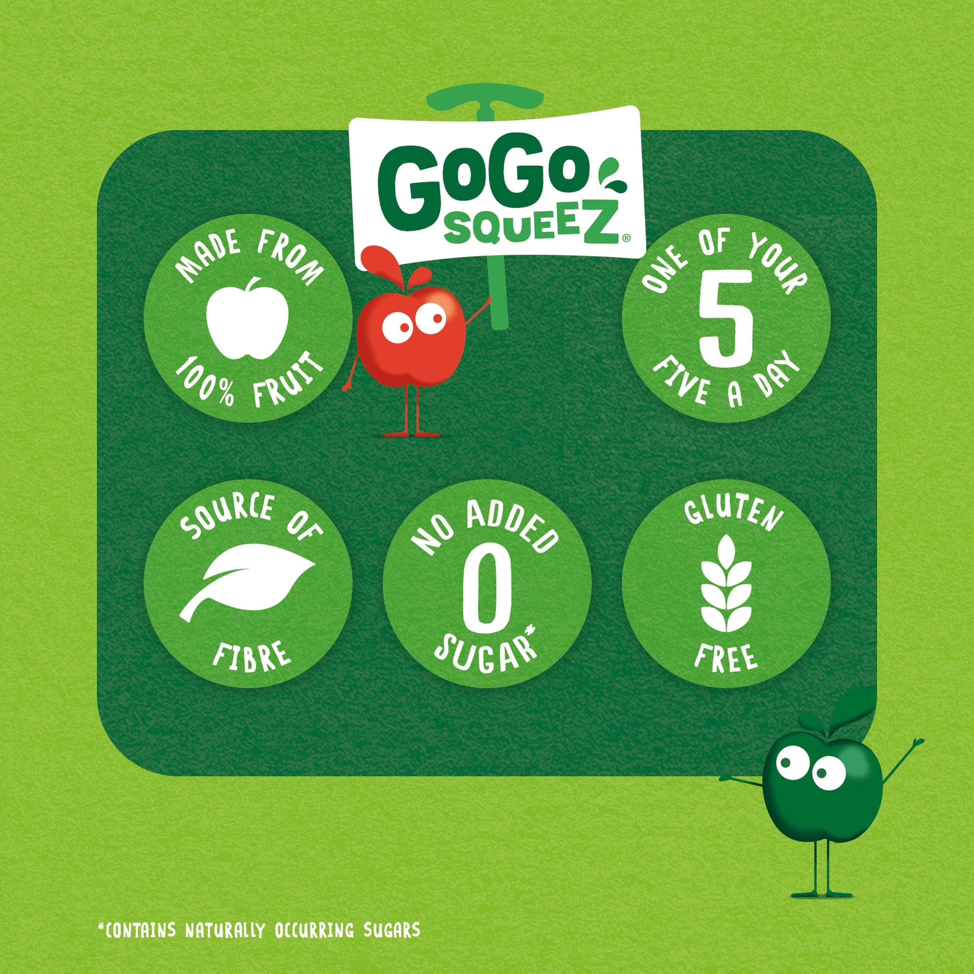 Gogo Squeez Fruit Snack Apple 4X90g — image 3