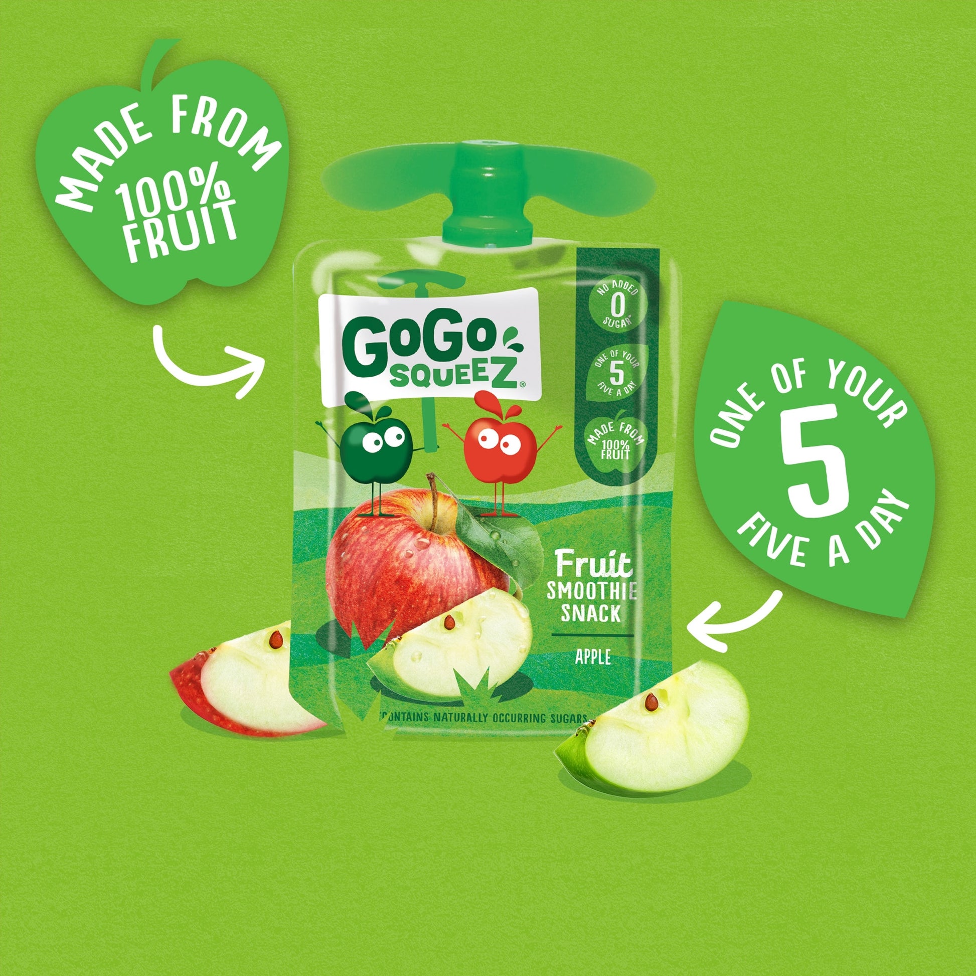 Gogo Squeez Fruit Snack Apple 4X90g — image 4