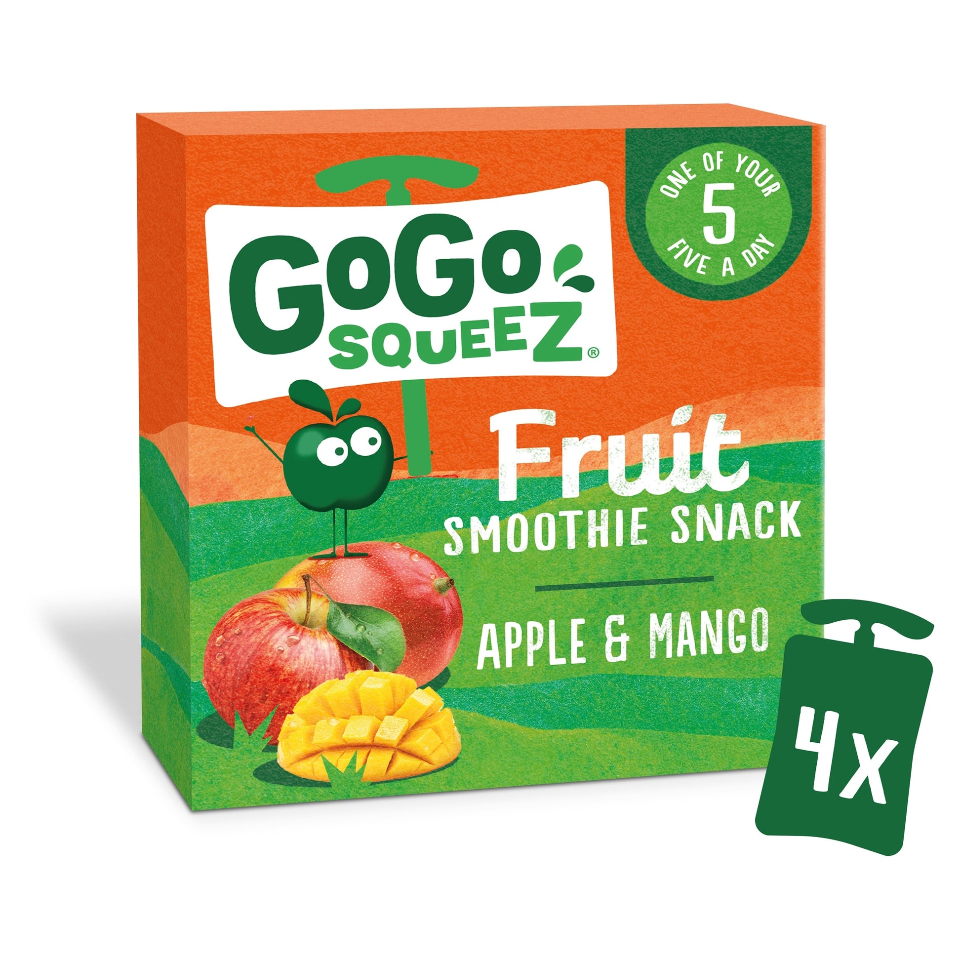 Gogo Squeez Fruit Snack Apple Mango 4X90g — image 1