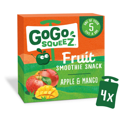 Gogo Squeez Fruit Snack Apple Mango 4X90g — image 1