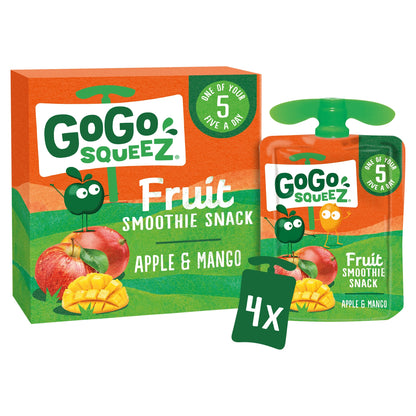 Gogo Squeez Fruit Snack Apple Mango 4X90g — image 2