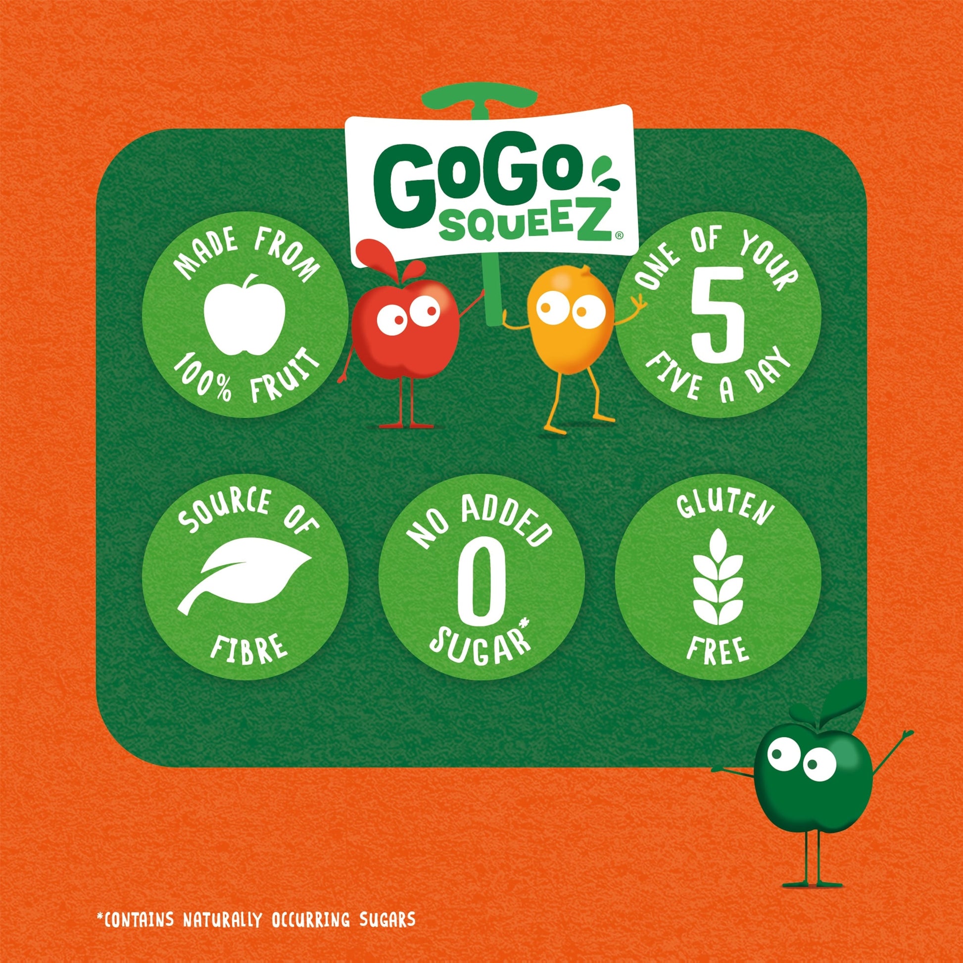 Gogo Squeez Fruit Snack Apple Mango 4X90g — image 4