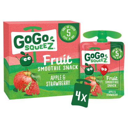 Gogo Squeez Fruit Snack Apple Strawberry 4X90g — image 2
