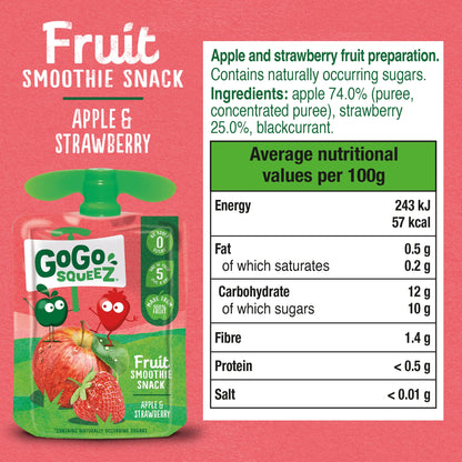 Gogo Squeez Fruit Snack Apple Strawberry 4X90g — image 5