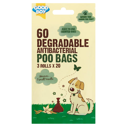 Good Boy 3X20 Degradable Poo Bags 60 Pack — image 1