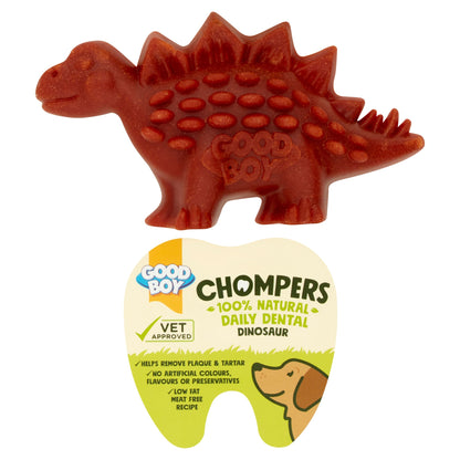 Good Boy Chompers Dog Treats Dino Dental Chew 60g — image 1