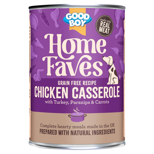 Good Boy Home Faves Grain Free Chicken Casserole Dog Food 395g — image 1