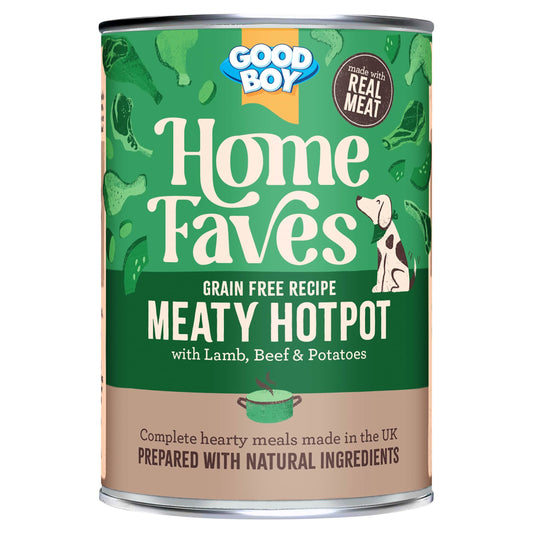 Good Boy Home Faves Grain Free Meaty Hotpot Dog Food 395g — image 1